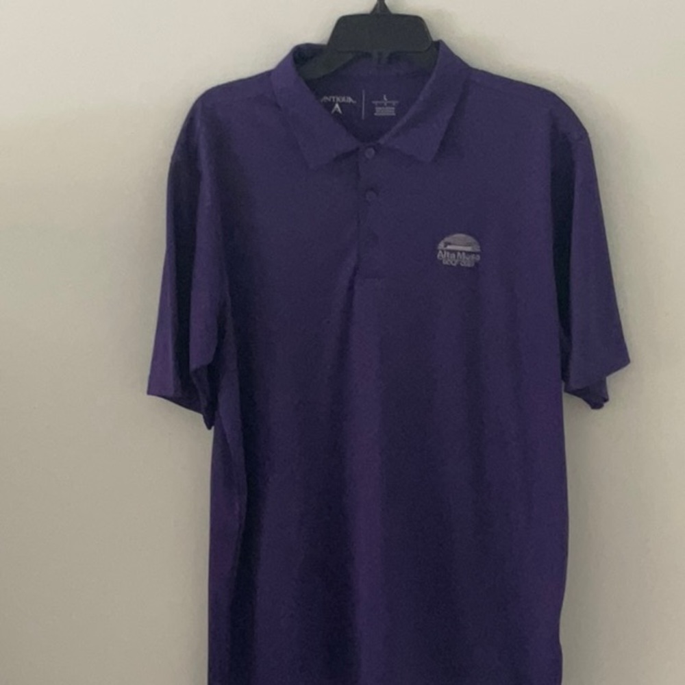 Antigua Deep Purple Golf Shirt